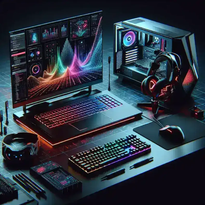 "High-performance Asus ROG Strix Scar 18 gaming laptop showcasing advanced features and sleek design, perfect for AI power users seeking top-rated technology."
